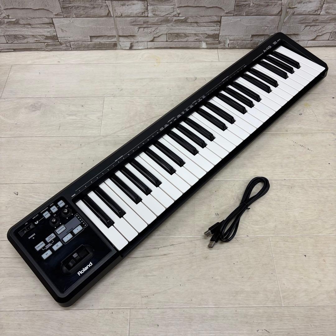 Roland ローランド 49鍵盤 USB MIDIキーボード A-49 ⑤