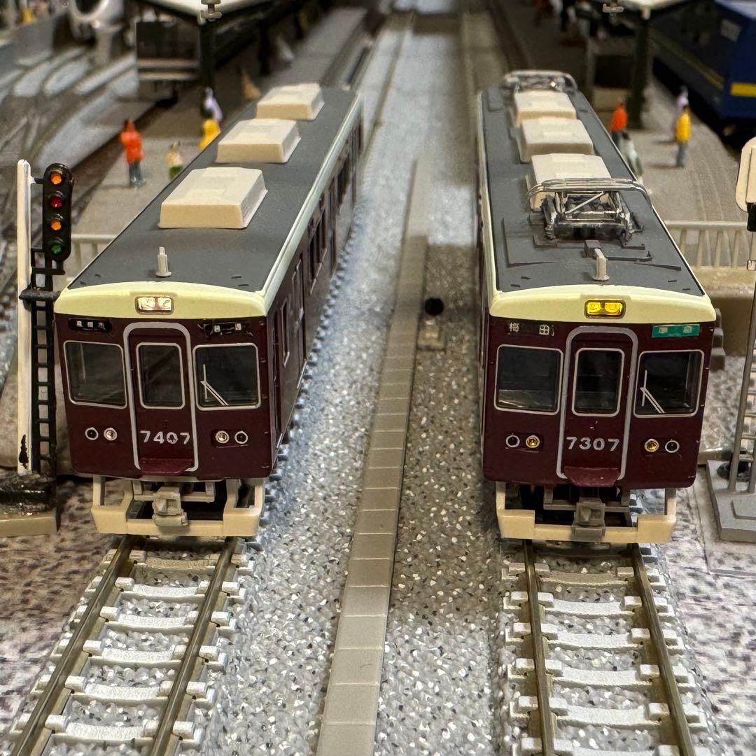 グリーンマックス 阪急電車 7000系 7300系 8両 ジャンク