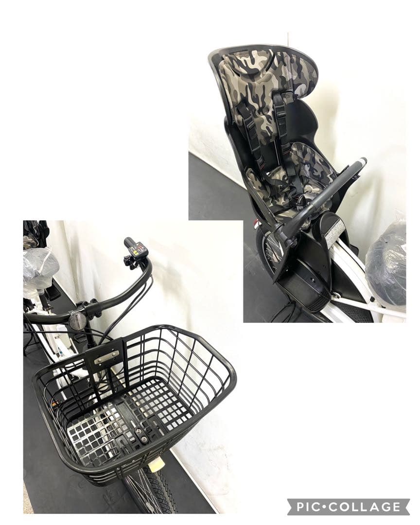 1年保証 ブリヂストン　ハイディ2 26インチ　子供乗せ　白　電動アシスト自転車