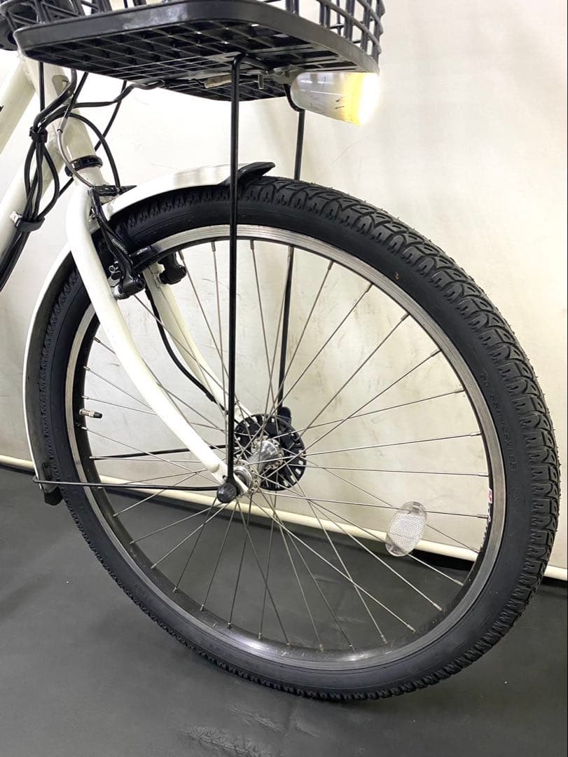 1年保証 ブリヂストン　ハイディ2 26インチ　子供乗せ　白　電動アシスト自転車