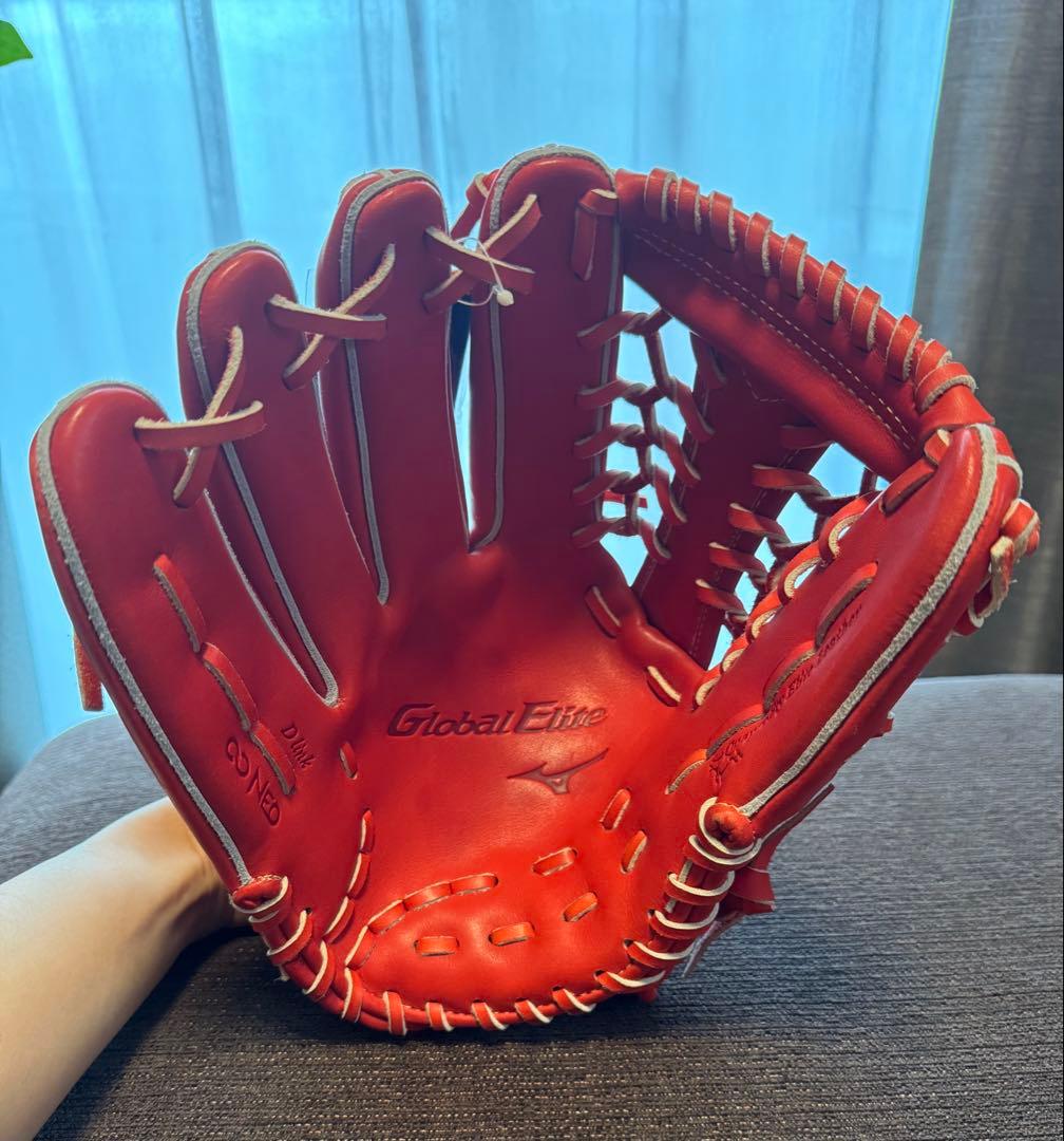 【新品】左利き 外野用 硬式 ミズノ グローバルエリート