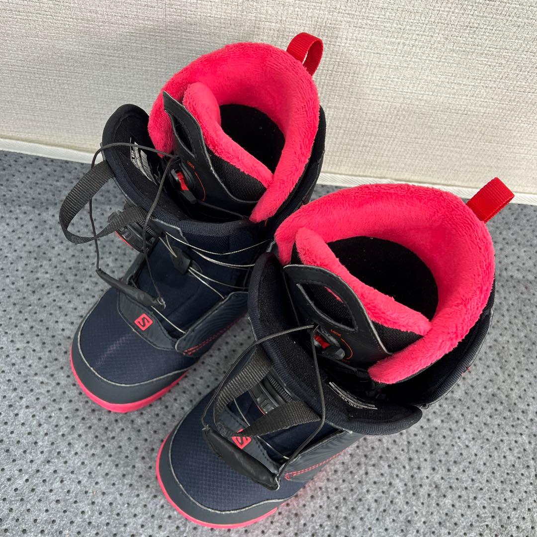 ２回使用 レディース 23cm SALOMON PEARL BOA ブーツ