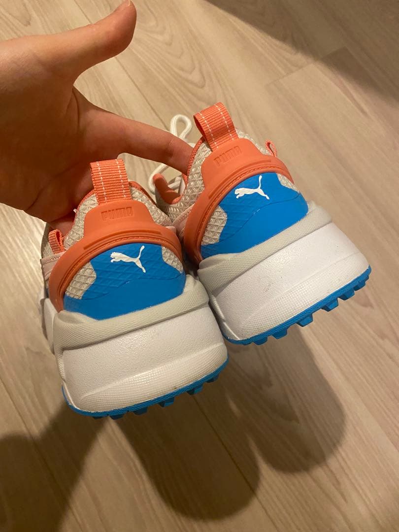 【momocoさま】PUMA♡ゴルフシューズ ホワイト/ピンク/ブルー