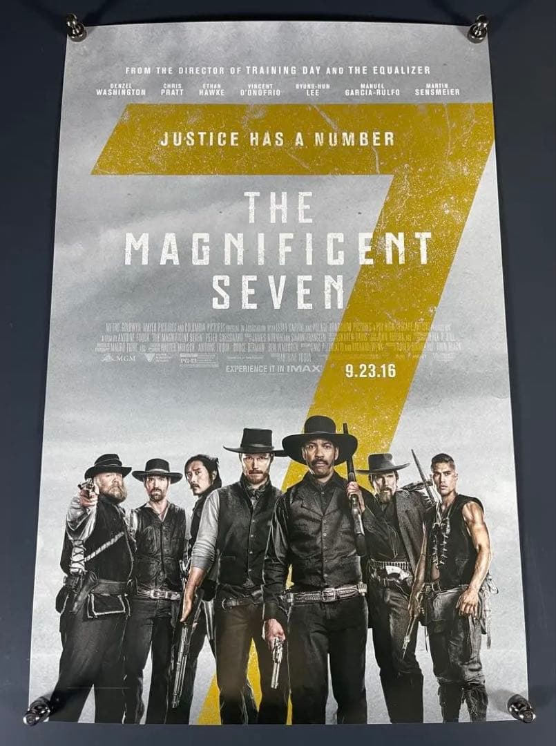 *枚数限定*映画館用片面印刷ポスターUS版:マグニフィセントセブン