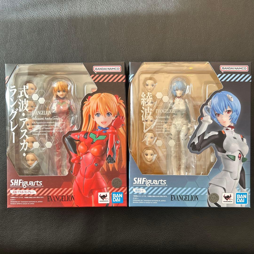 フィギュアーツ　綾波レイ　式波・アスカ・ラングレー　2種セット