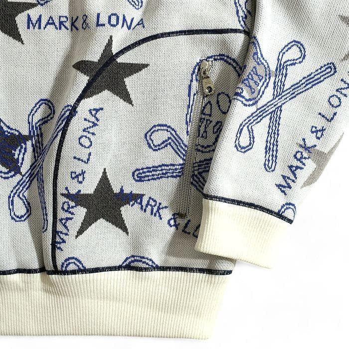 マーク＆ロナ ゴルフ スタースリンガーウィンドストッパー ニット ウェア XL
