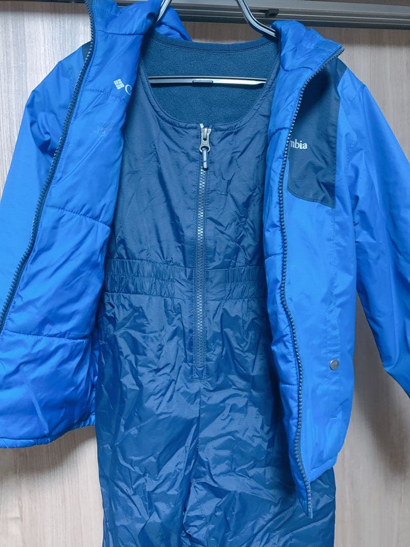 130センチ(xs)★Columbia 子ども用スキーウェアセット
