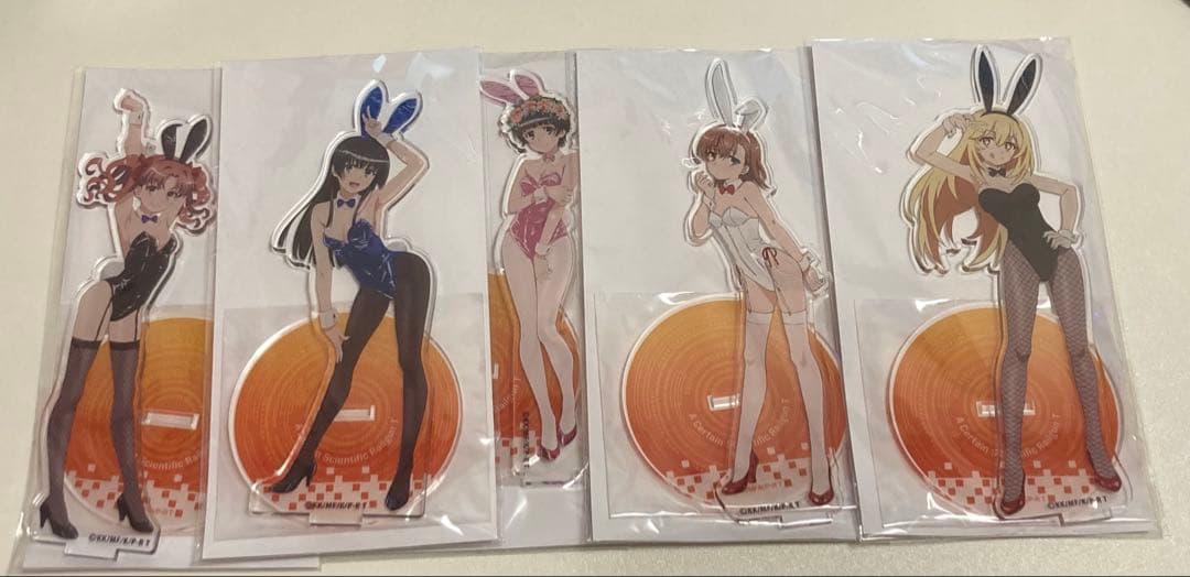 とある科学の超電磁砲　オンラインくじ　アクリルスタンド　黒子　初春　佐天　食蜂