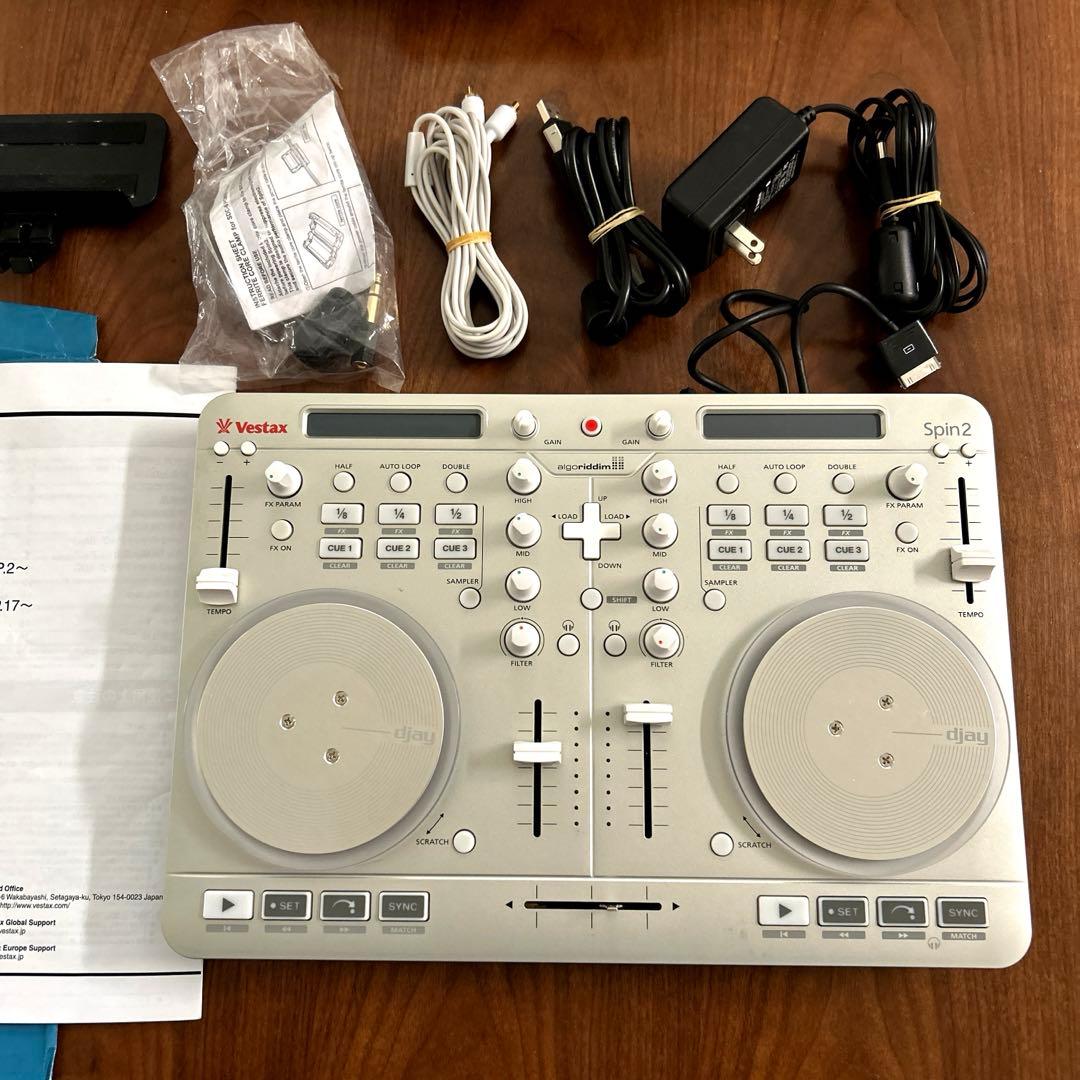 Vestax Spin2 シルバー　DJ機器