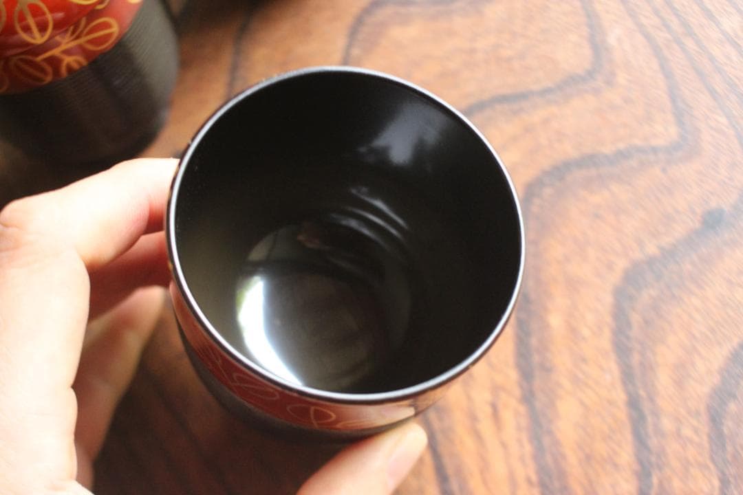 Green❤︎さま専用！優美な萩蒔絵の映える小吸物椀５点（検輪島塗懐石道具小椀