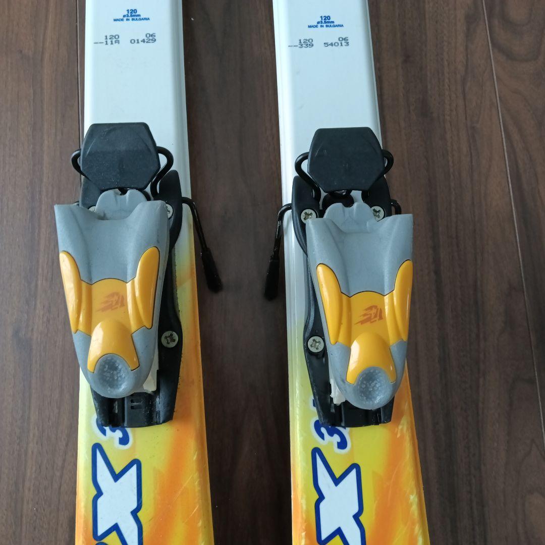 KAZAMA スキー　120 ジュニア　3点セット　スキー板　ブーツ　ストック