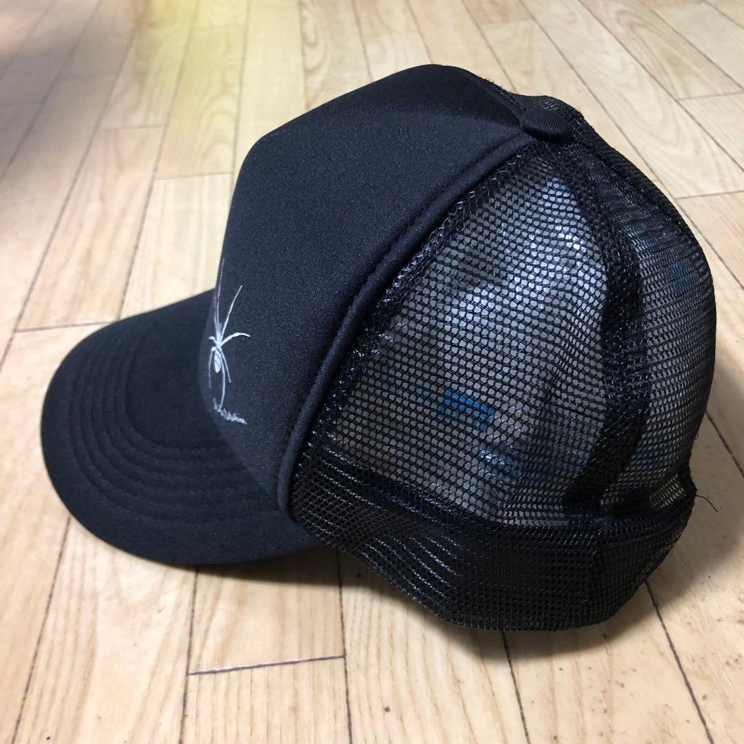 希少❗️中島美嘉 蜘蛛 スパイダープリント メッシュキャップ 黒 NANA