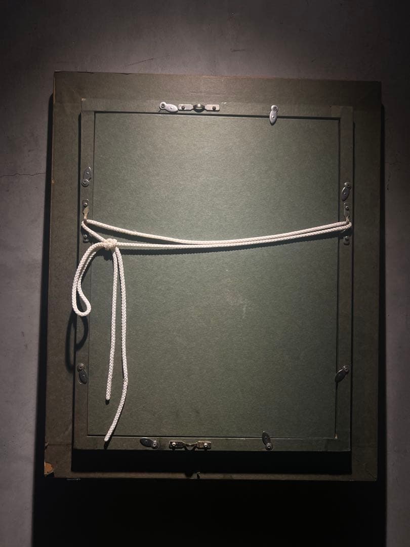 肉筆油彩画【印象派静物画】作者不詳　直筆サインあり