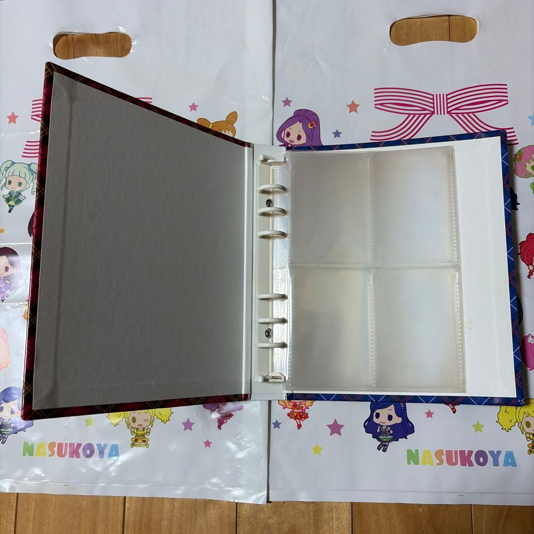 アイカツ ナスコ屋 バインダー 中古 リフィル付き 4冊