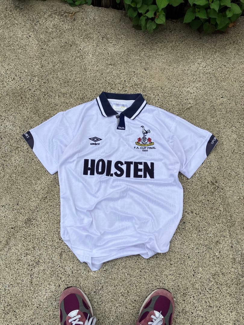 【超希少当時物】アンブロxトッテナム/1991ユニフォーム/ゲームシャツ L英国