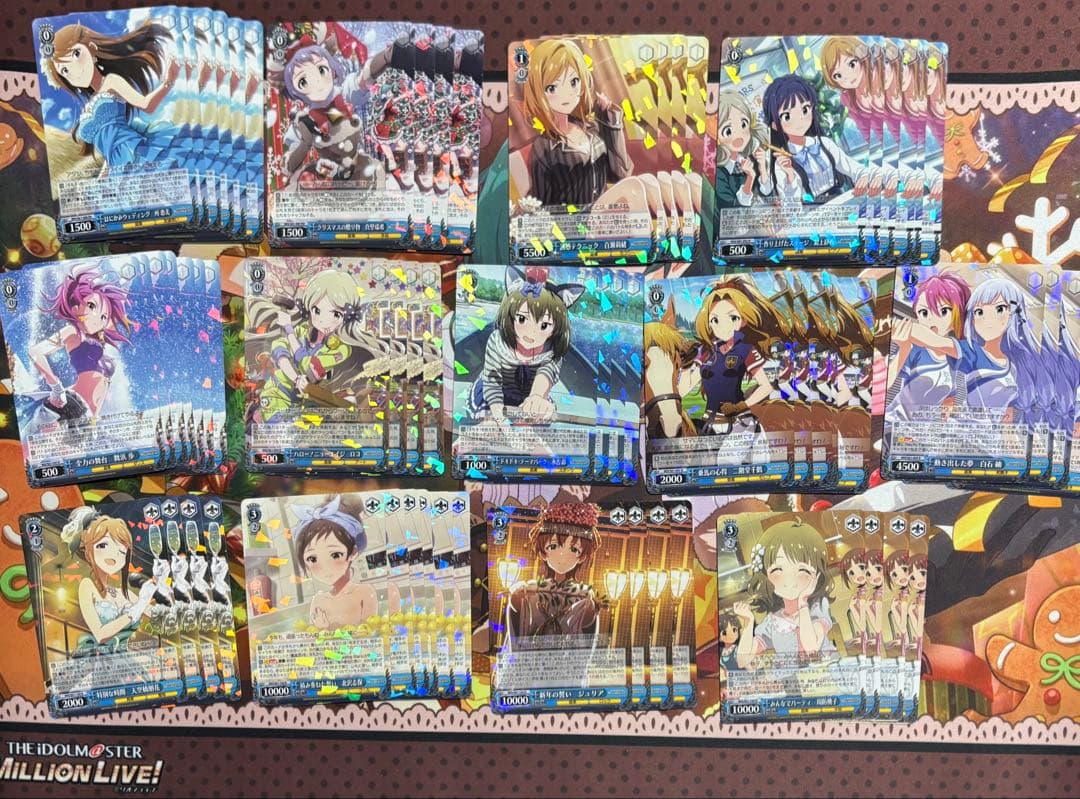 アイドルマスターミリオンライブ ヴァイスシュヴァルツ 1弾4コン+2弾まとめ売り