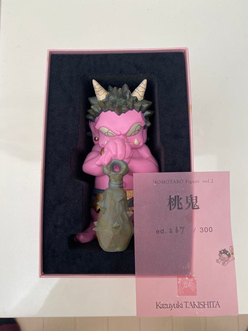【期間限定値下げ】瀧下和之 桃鬼 フィギュア 証明書 箱付き