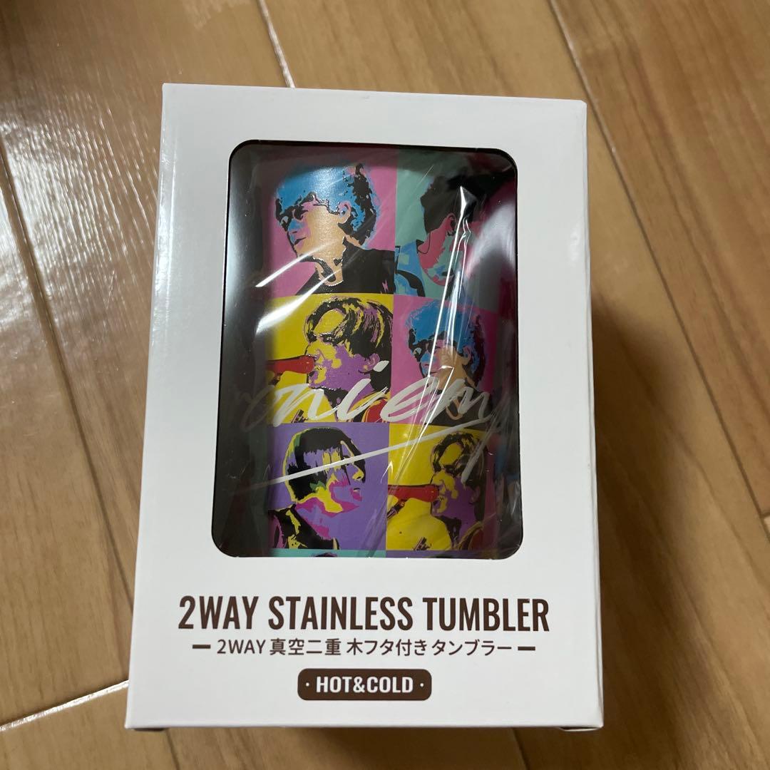 マカロニえんぴつ ハートアップ 2wayタンブラー　クリアファイル お絵描き定規