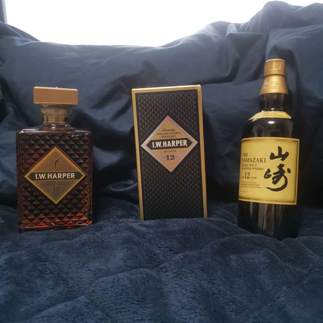 iwハーパー15年iwハーパー12年山崎12年