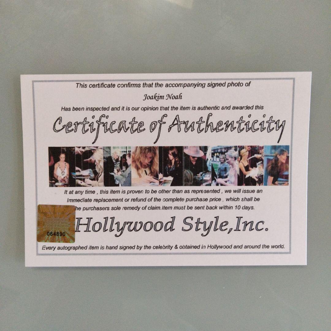 ジョアキム・ノア直筆サイン入り超 大型写真…Joakim Noah