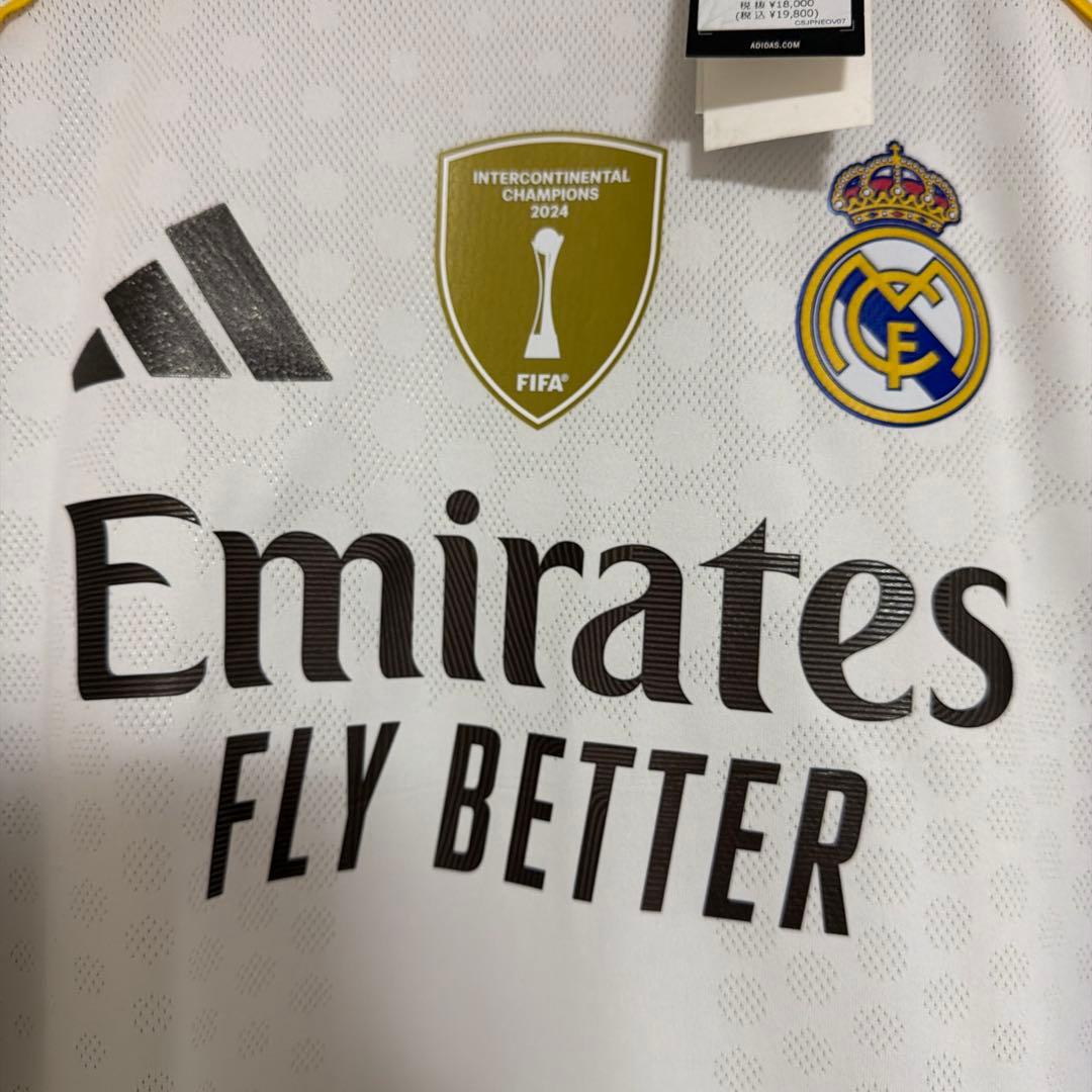 レアルマドリード 25-26 ベリンガム オーセンティック ユニフォーム 長袖