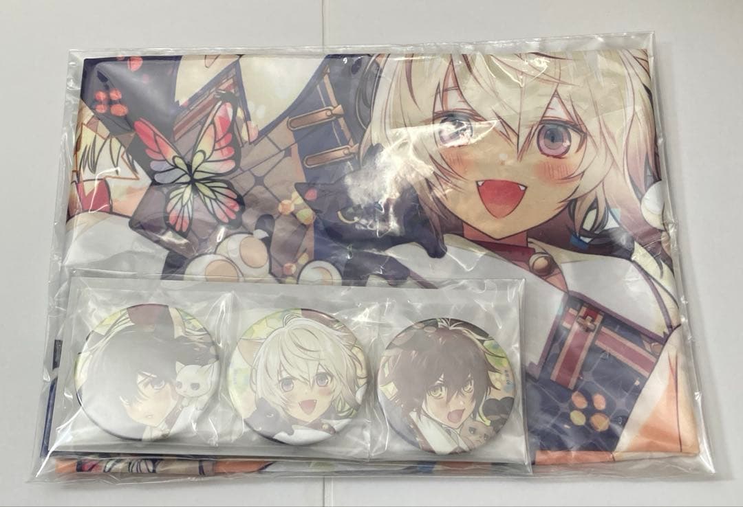 Collar×Malice カラマリ 布ポスター 缶バッジ オトメイト 冬の市