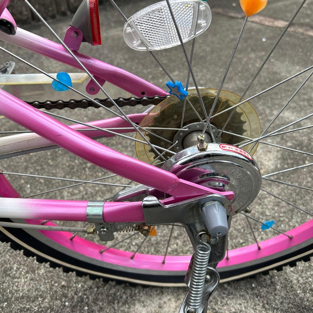 【タイヤ修理済】子供用自転車22インチ