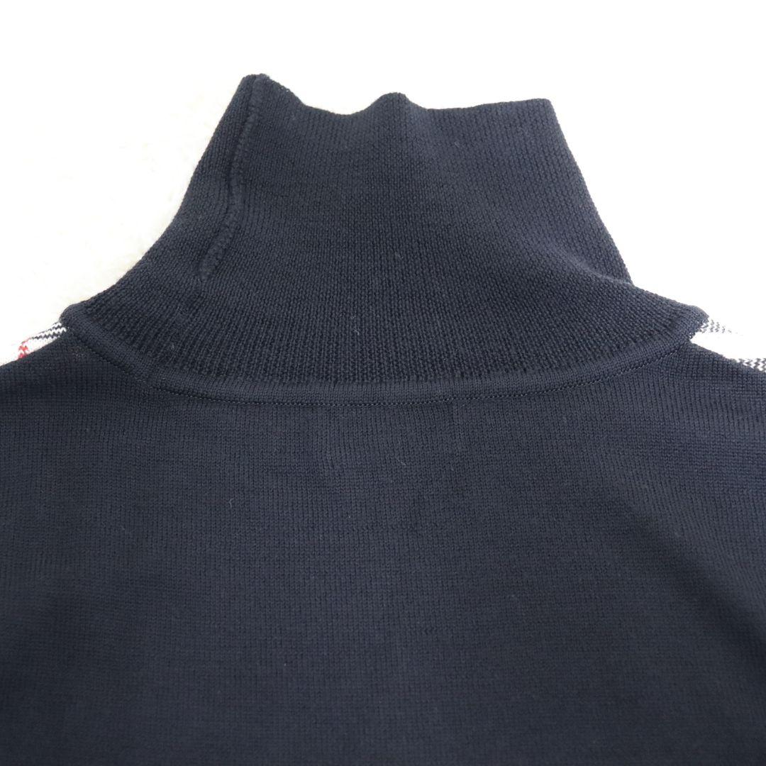 BURBERRY GOLF タートルネック　ノバチェック　ニット　LL