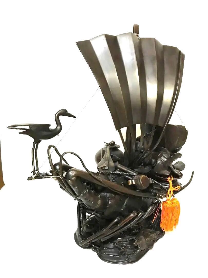 銅製・福寿宝来宝船