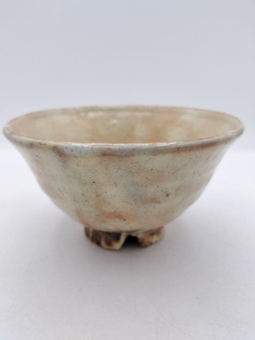 c762 数茶碗 萩 唐泊山 喜村晧司 10客 木箱 茶道具 古物