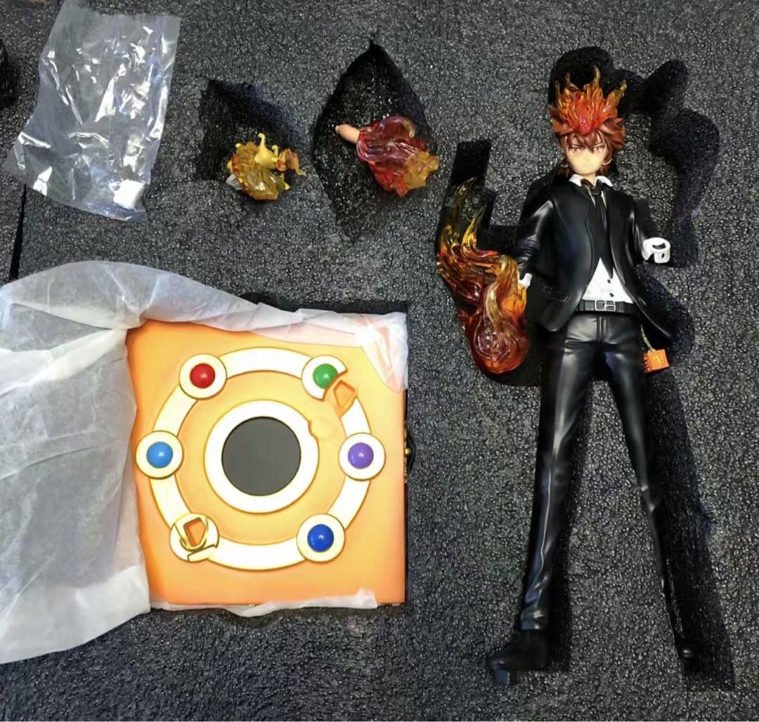 家庭教師ヒットマンREBORN! 沢田綱吉 ガレージキット ガレキ スタチュー③