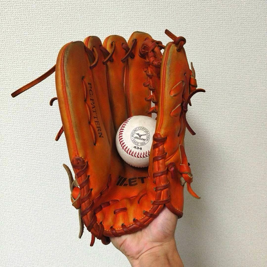 306 ZETT プロステイタス 即戦力 軟式 外野手用グローブ 左投げ