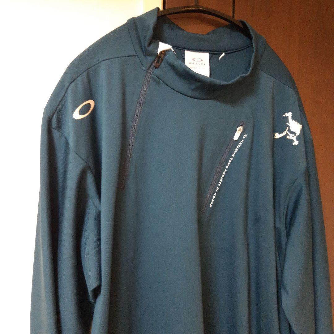 新品　オークリーゴルフ　メンズウエア　高機能ストレッチ長袖モックネックシャツ