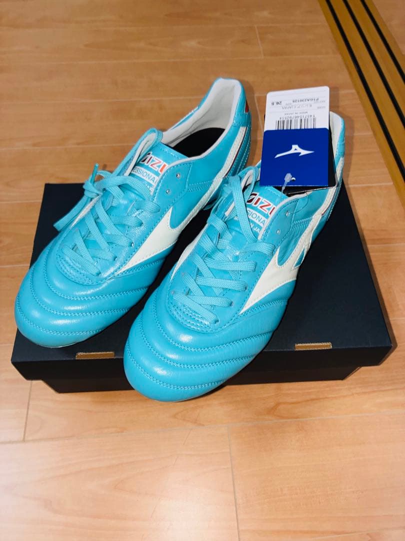 【新品・希少】ミズノ　モレリア2 JAPAN 26.5cm アズールブルー