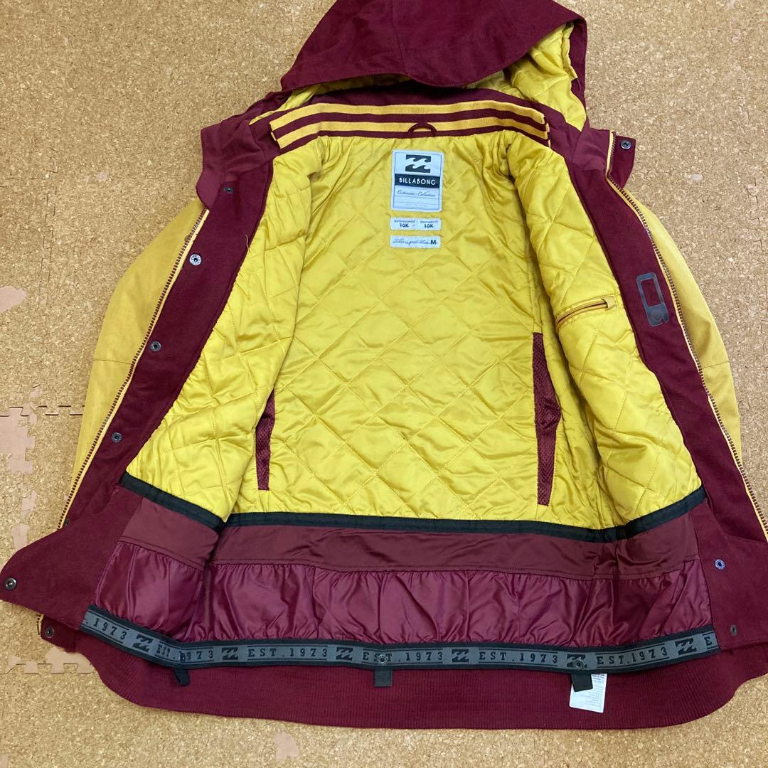 ビラボン billabong スノボジャケット スノーボード Mレディース