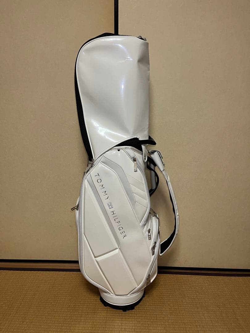   ホワイトキャディバッグ