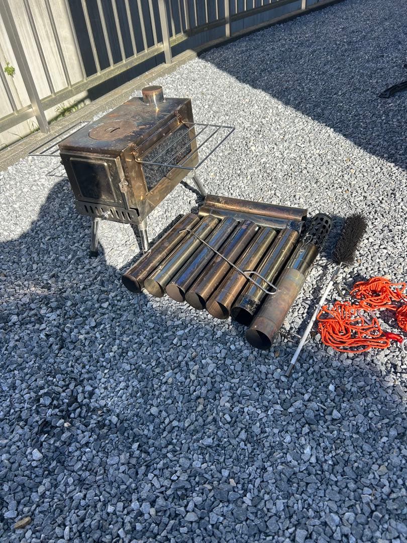 た*ん様 薪ストーブ　SENQI 延長煙突付き