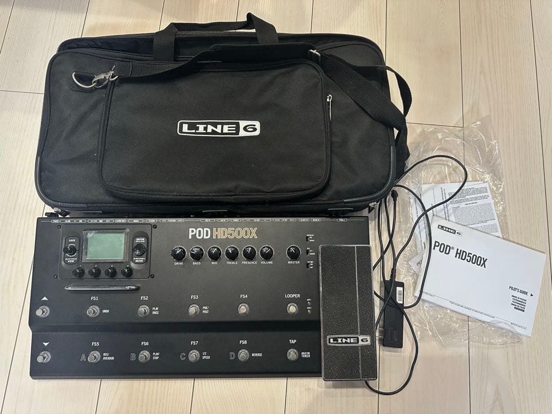 LINE6 POD HD500X ケース付き