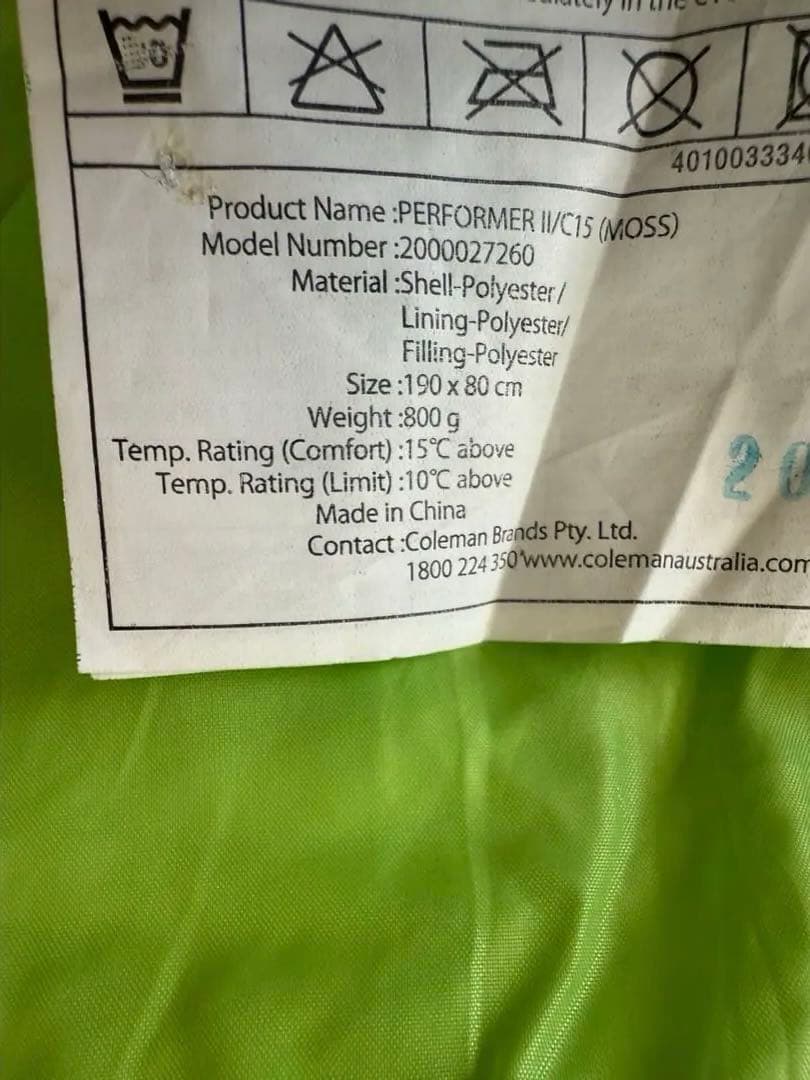 コールマン　ティピー　テント　夏用寝袋2つ,LEDライト,サキュレーター付き