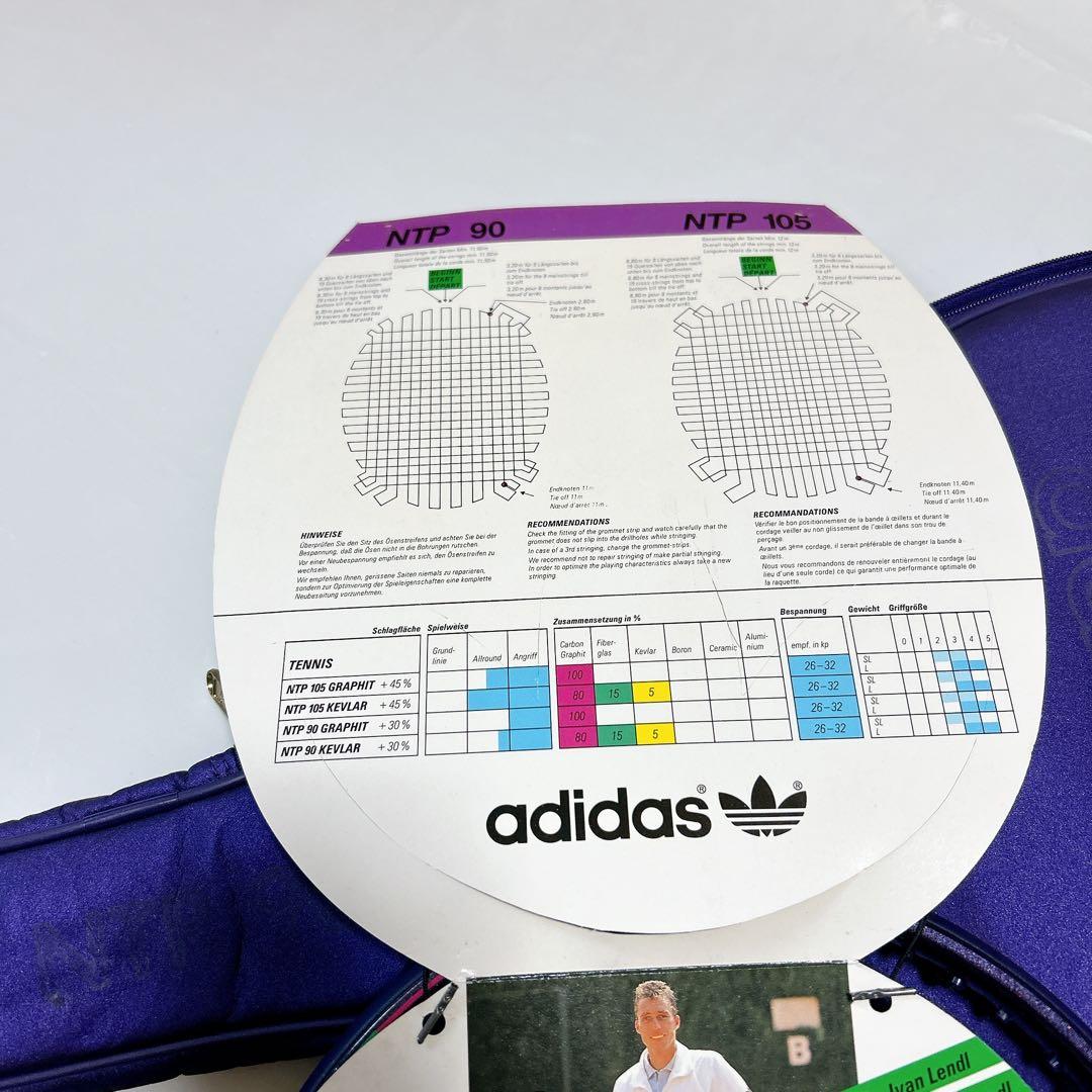 【希少•新品】adidas NTP 90 Kテニスラケット ケース付き