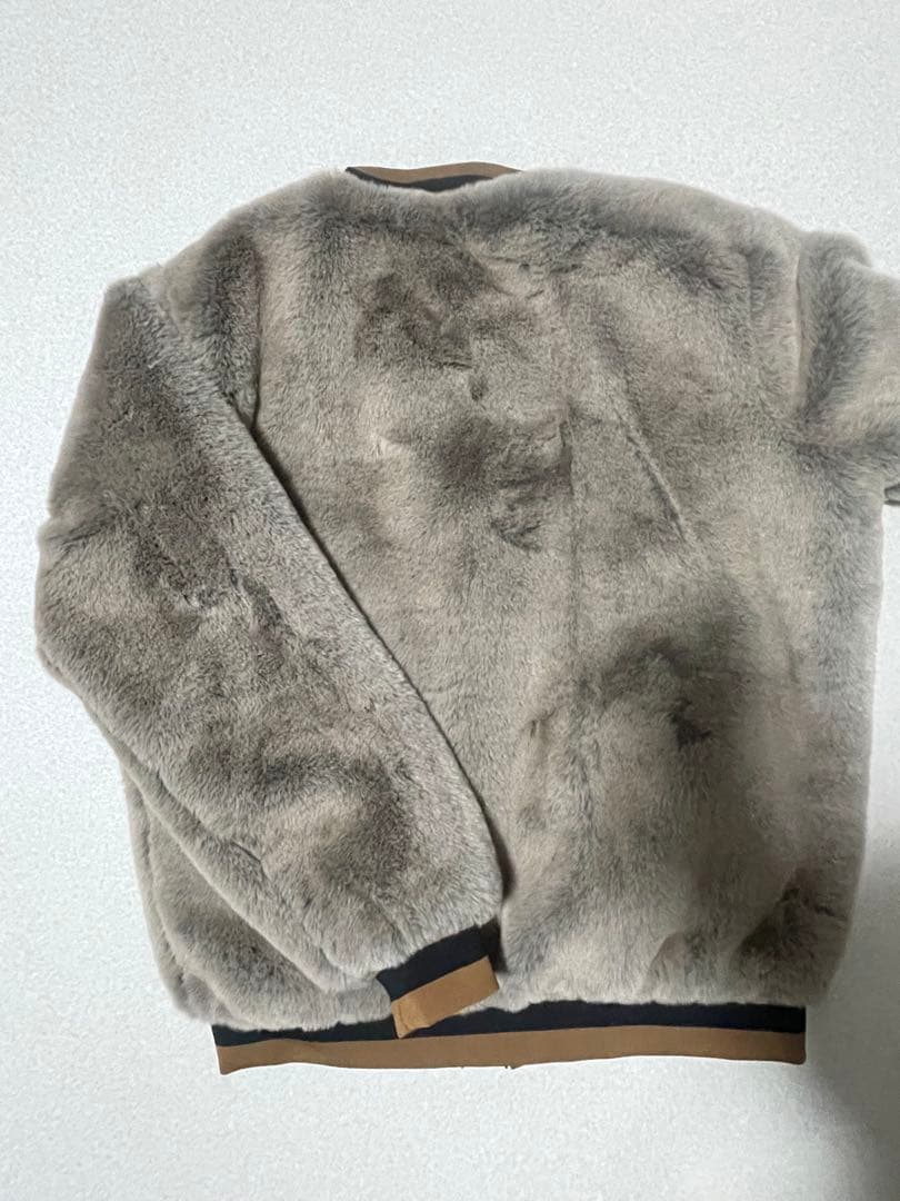 週末SALE★【未使用】VTWELVE ファーブルゾン XLサイズ　V12