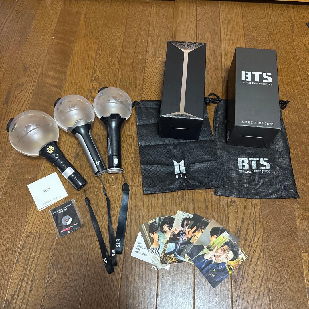 BTS ペンライト 3本セット(初代 ver.2 ver.3)