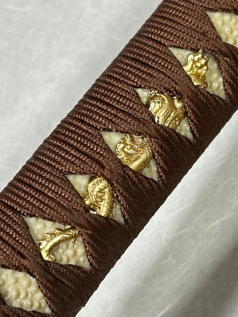 模造刀 刀 日本刀 武具 大小2本セット　鶴透かし鍔　美品 コレクション