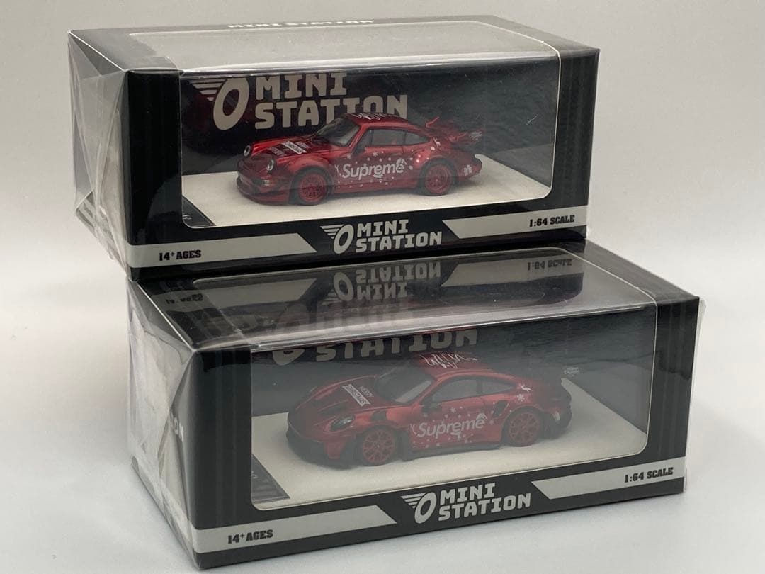 【2台セット】1/64 ポルシェ 992 GT3 RS / 964 ミニカー