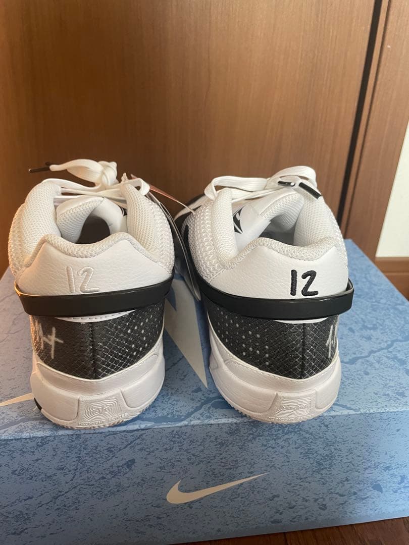 シューズ(男性用) NIKE JA 1 EP WHITE/BLACK 27.5cm