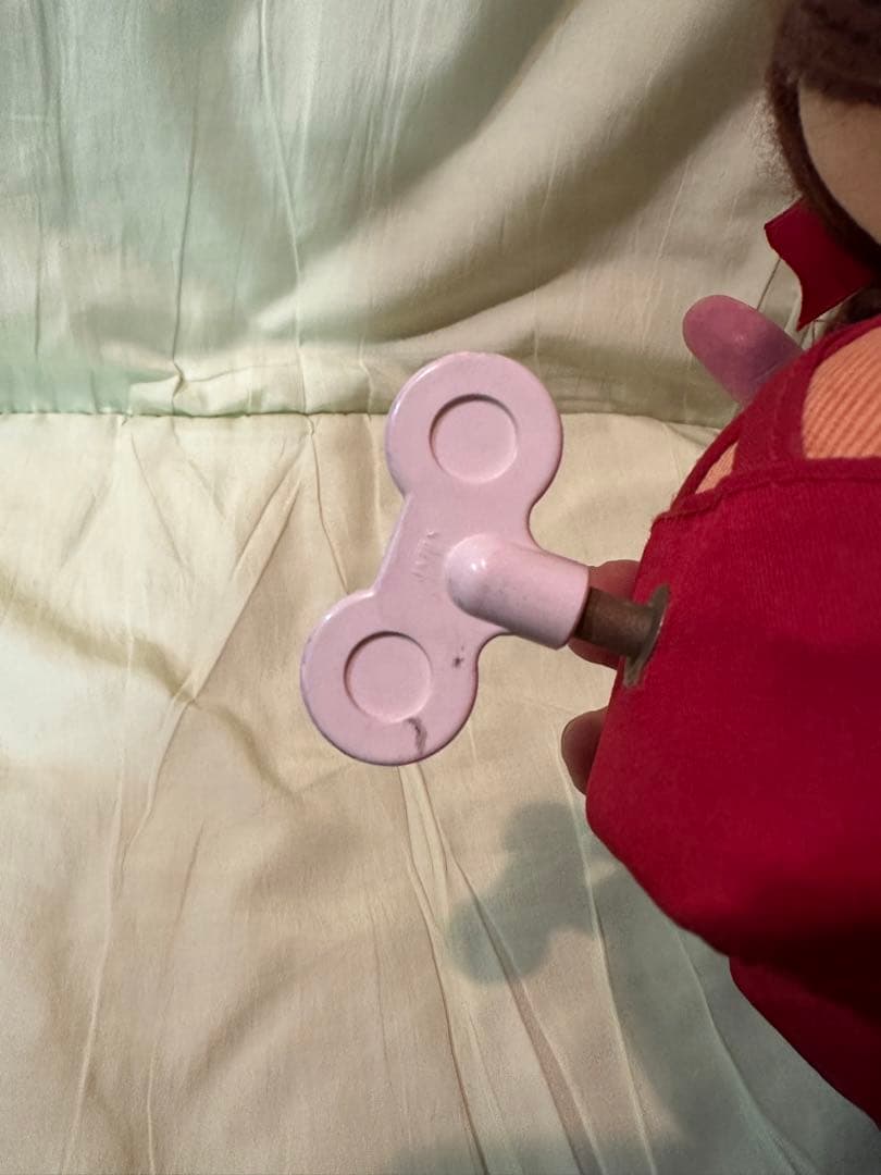 ぺこちゃん　人形　首振りオルゴール　レトロ