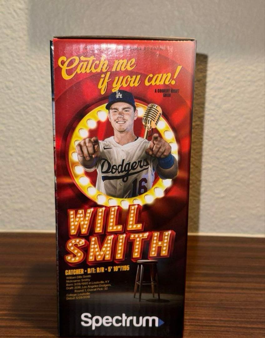 ウィル・スミス ボブルヘッドフィギュア ドジャース