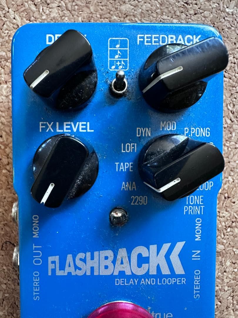 ギター tc electronic FLASHBACKK Delay and Loope