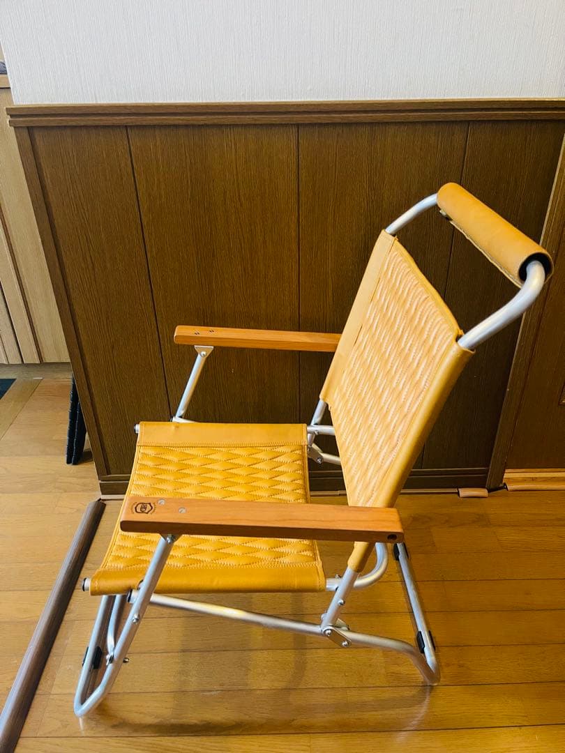 BALLISTICS BD LOWER CHAIR キャメル×シルバーフレーム