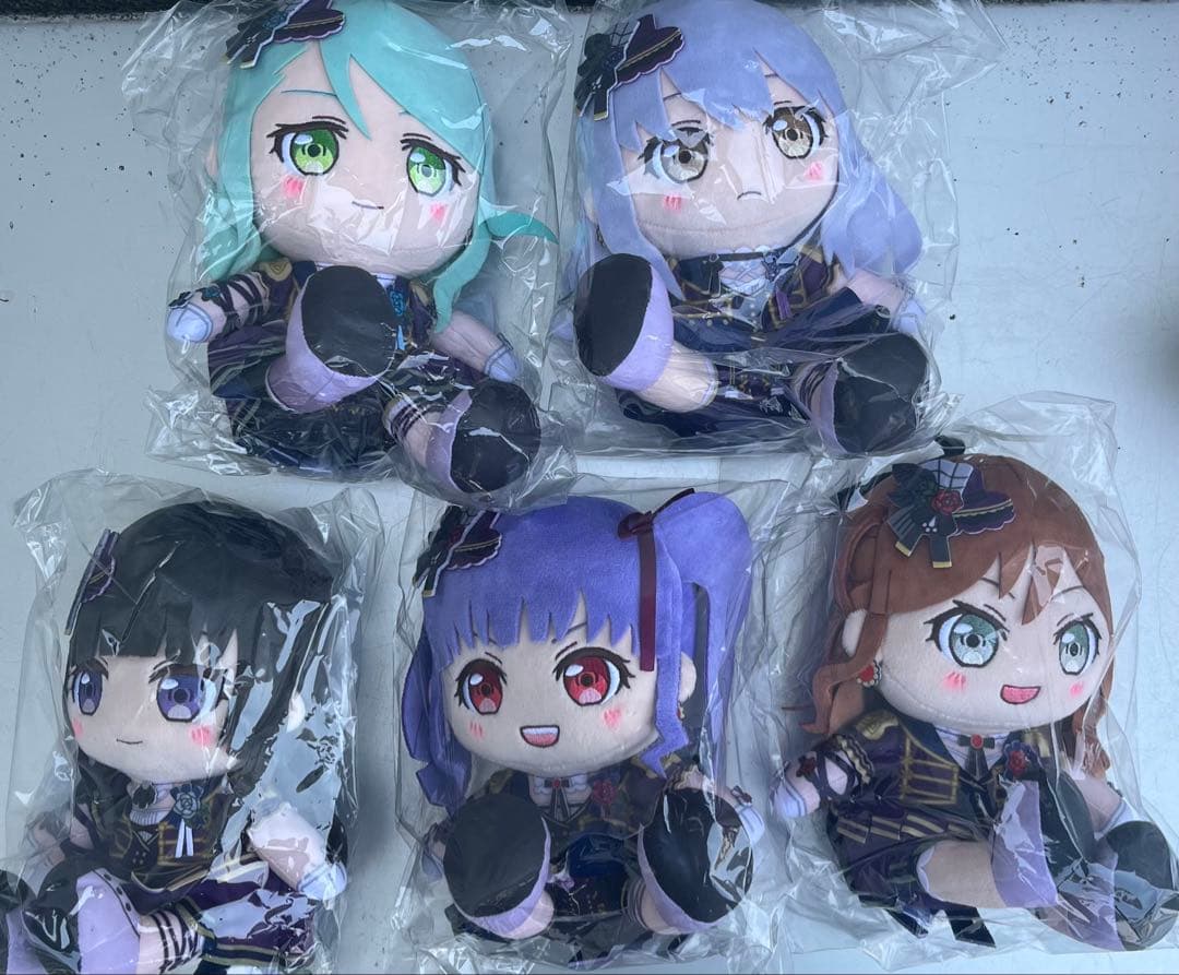 Roselia ぬいぐるみ 湊友希那 今井リサ 白金燐子 宇田川あこ 氷川紗夜